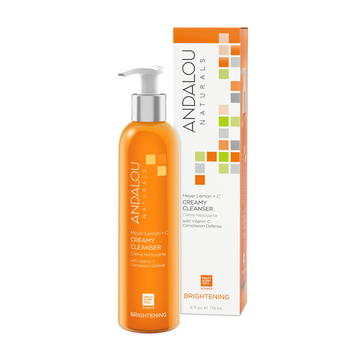 Everyday Home Brightening Meyer Lemon + C Creamy Cleanser for daily home and personal routines with facial skin and sun care