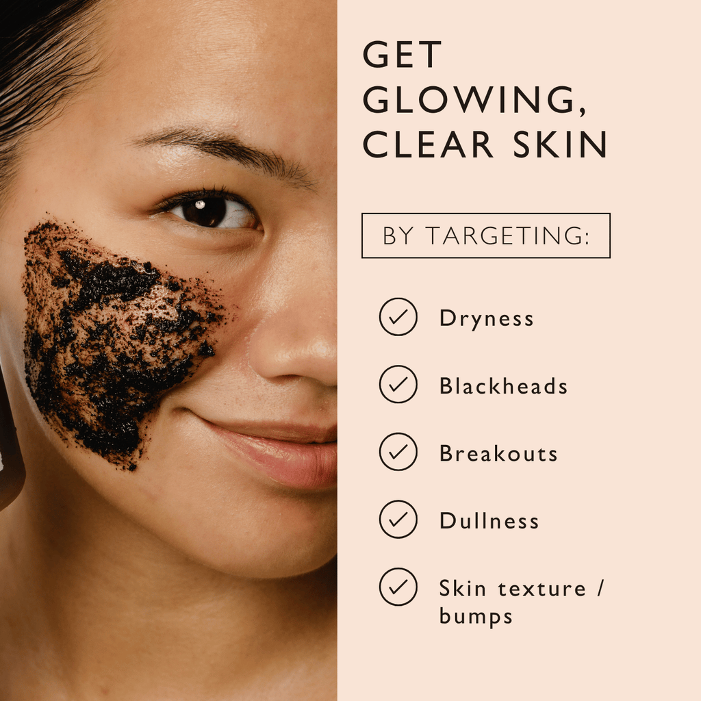 Practical Living Face Scrub with Coffee + Rosehip Oil - Citrus Blend for daily home and personal routines with cleaning laundry and paper products