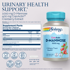 Daily Care CranActin D-Mannose, 1000 mg for daily home and personal routines with general everyday essentials