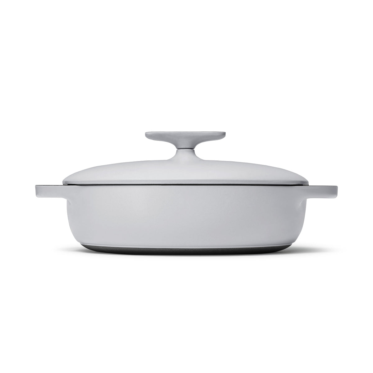 Home Essentials Cast Iron Braiser with Lid, 3.5 qt for daily home and personal routines with cookware food storage and kitchen tools