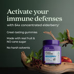 Daily Care Elderberry Gummies, Organic Whole-Food Gummies for Immune Support for daily home and personal routines with pantry foods and beverages