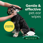 Everyday Home Hypoallergenic Dog Ear Cleansing Wipes for daily home and personal routines with cleaning laundry and paper products