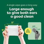 Everyday Home Hypoallergenic Dog Ear Cleansing Wipes for daily home and personal routines with cleaning laundry and paper products