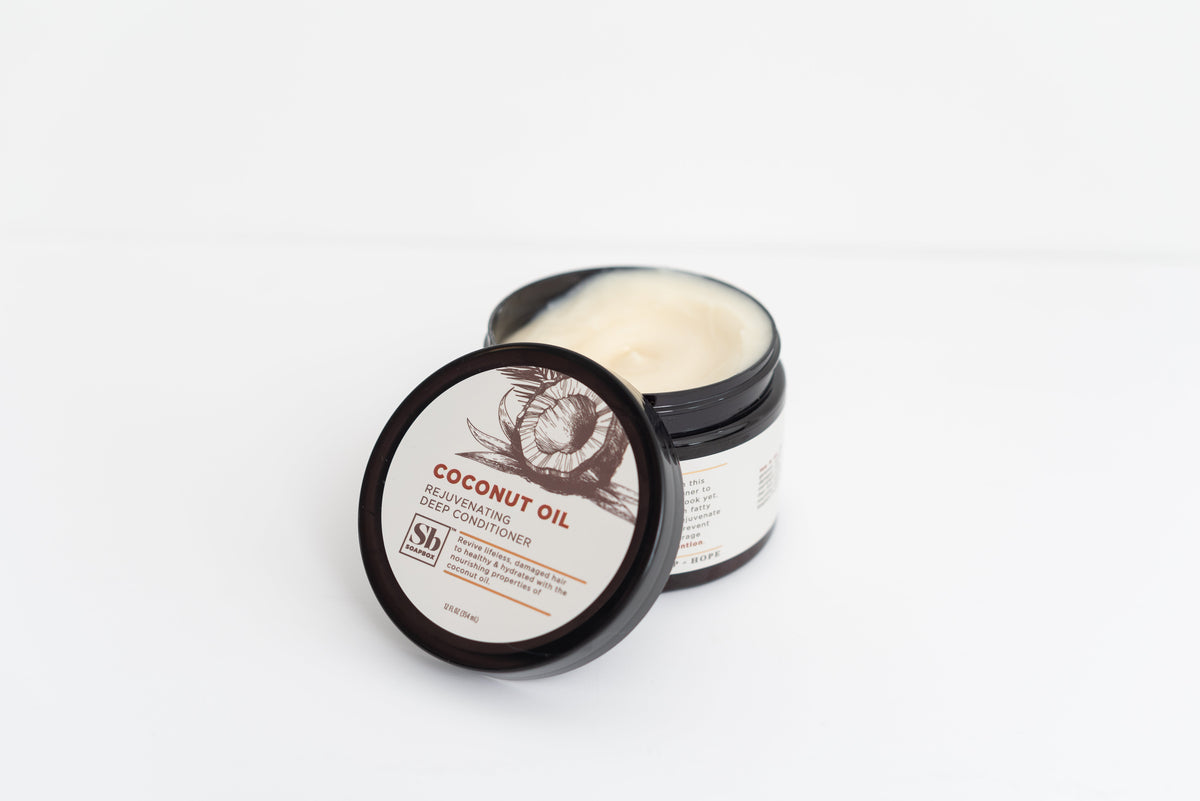 Everyday Home Deep Conditioner - Moisturizing Coconut Oil Jar for daily home and personal routines with hair care