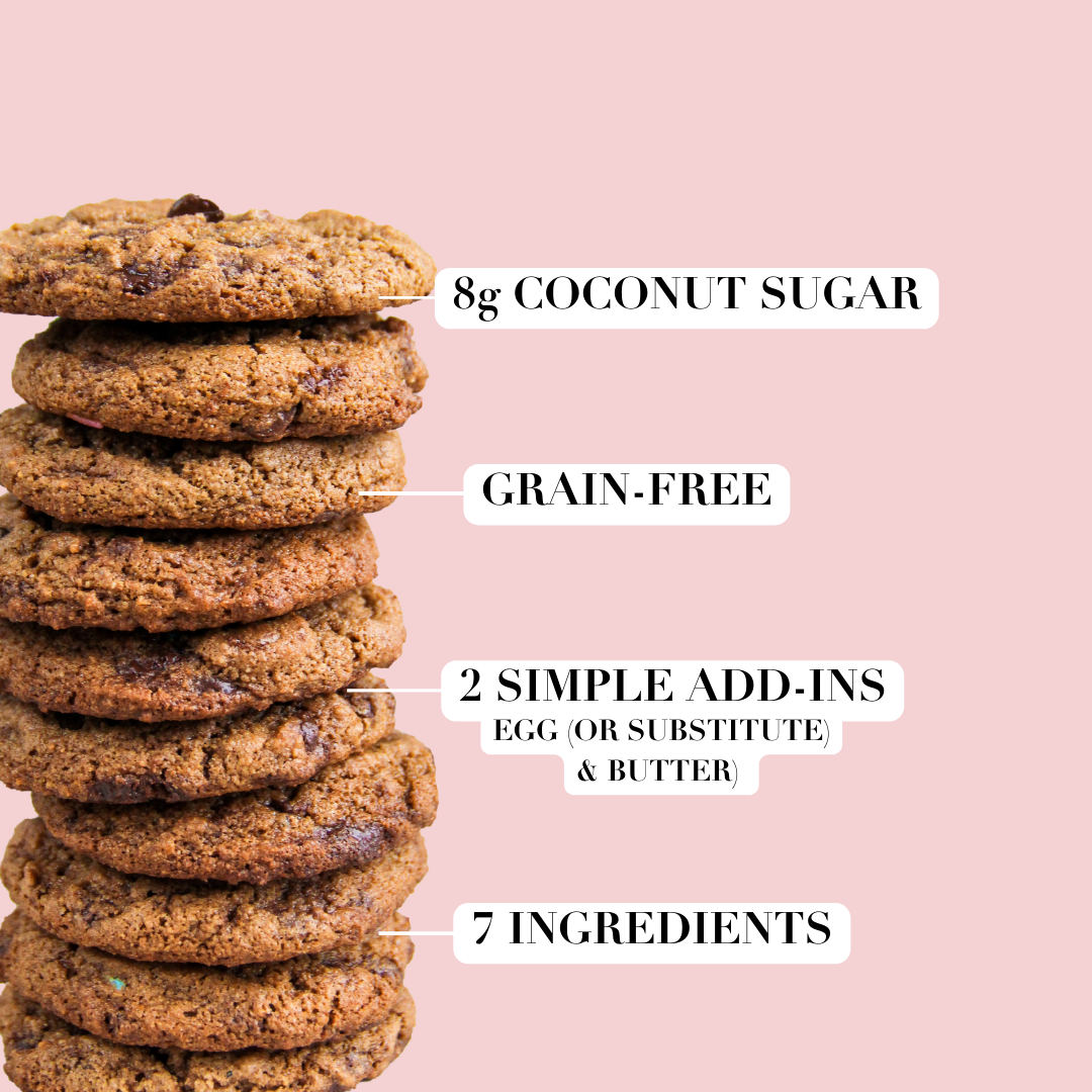Practical Living Grain-included Chocolate Chip Cookie Mix for daily home and personal routines with cookware food storage and kitchen tools