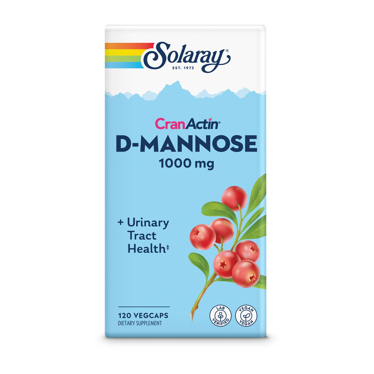 Daily Care CranActin D-Mannose, 1000 mg for daily home and personal routines with general everyday essentials