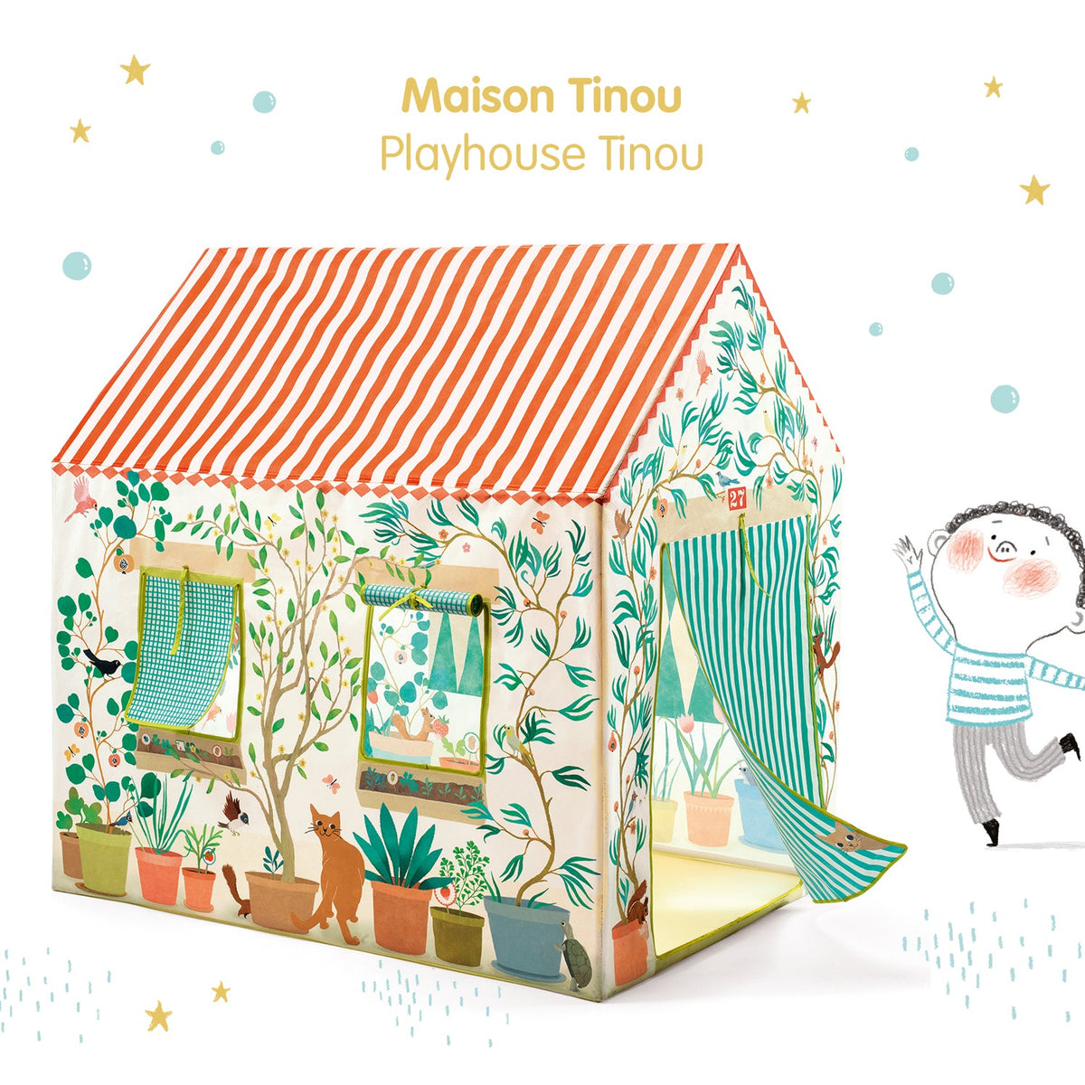 Daily Care Garden Tent Play House for daily home and personal routines with baby care and kids products