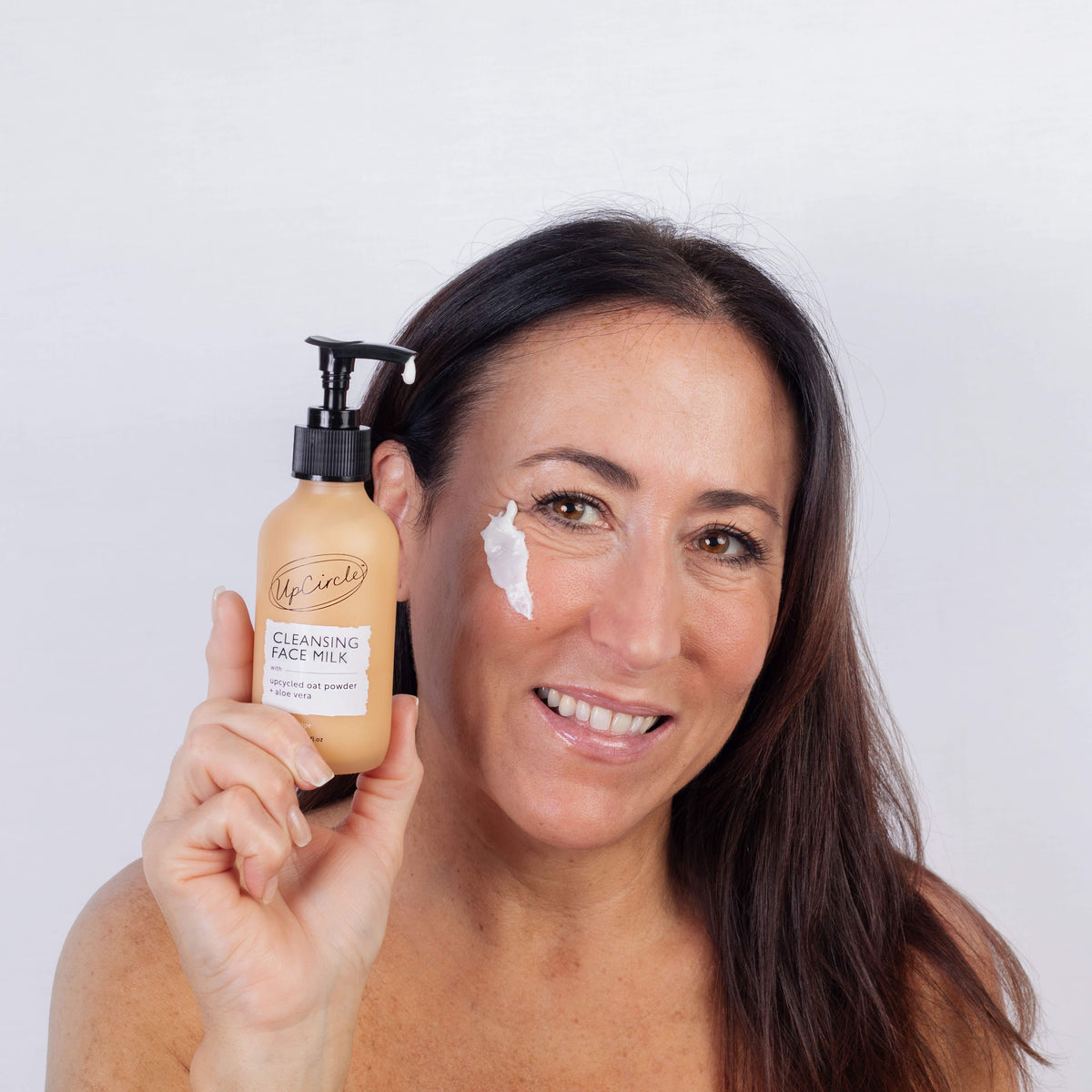 Practical Living Cleansing Face Milk with Aloe Vera + Oat Powder for daily home and personal routines with facial skin and sun care