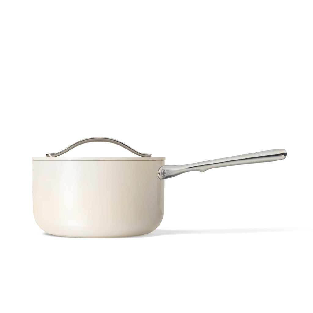 Routine Ready Ceramic Sauce Pan, 3 qt for daily home and personal routines with cookware food storage and kitchen tools