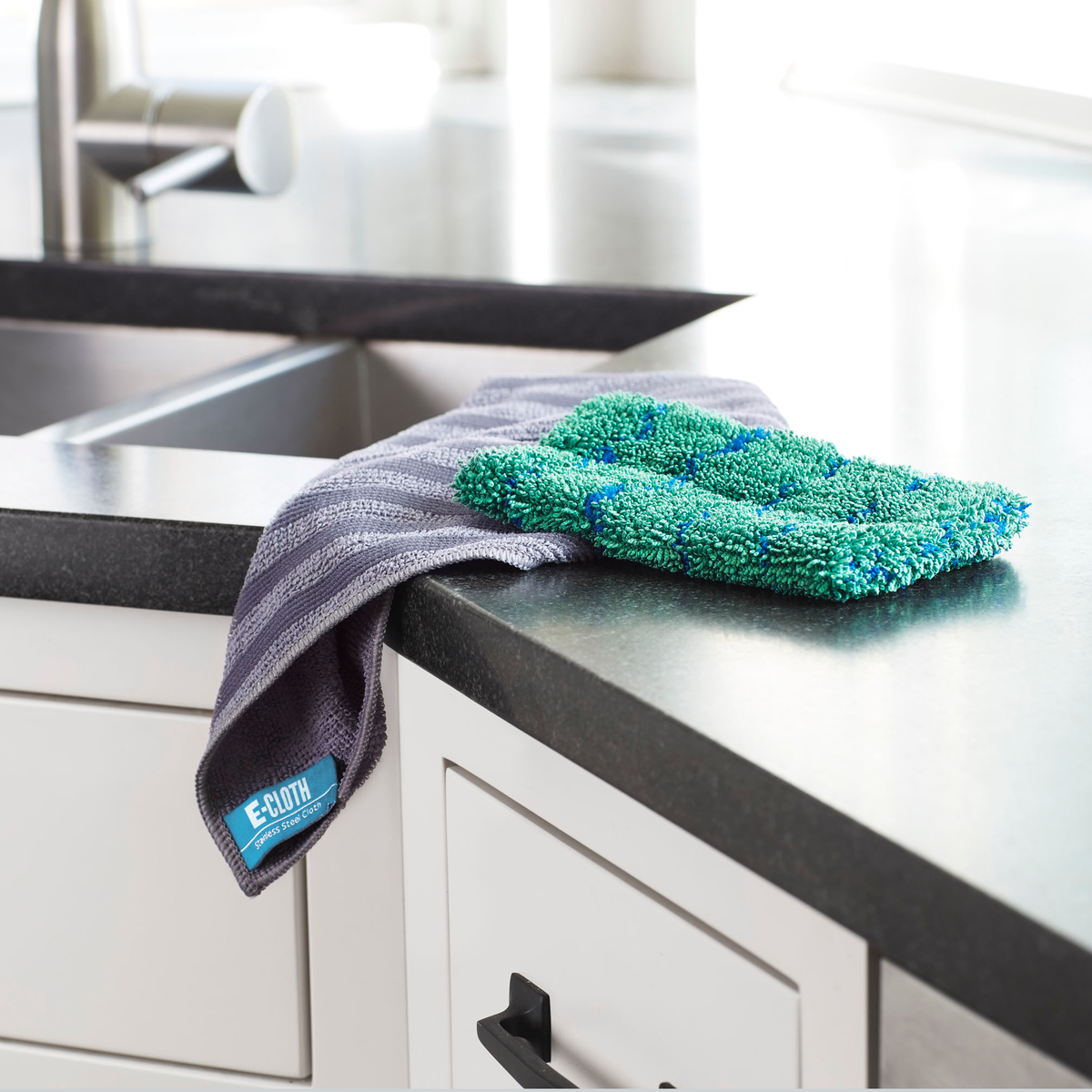 Practical Living Kitchen Dynamo Microfiber Scrubber for daily home and personal routines with cleaning laundry and paper products