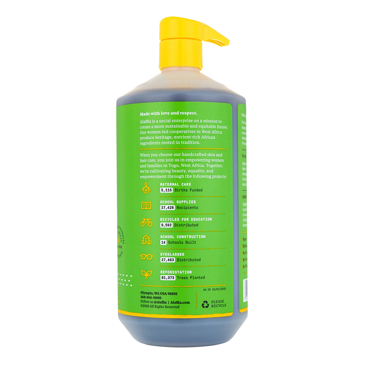 Routine Ready Everyday Coconut Shampoo for daily home and personal routines with hair care