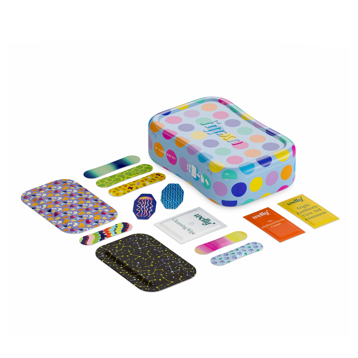 Routine Ready Kids First Aid Kit for daily home and personal routines with baby care and kids products