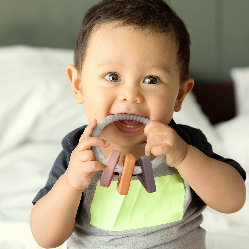 Everyday Home fully Food Grade Silicone Sensory Development Teething Ring for daily home and personal routines with baby care and kids products