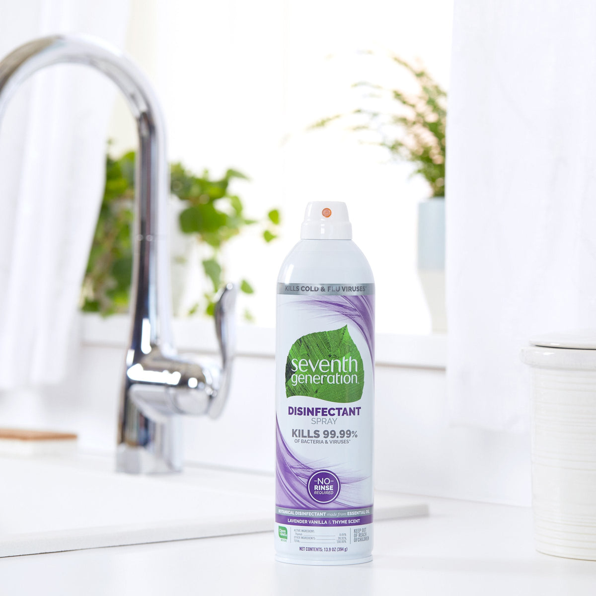 Routine Ready Disinfectant Spray for daily home and personal routines with cleaning laundry and paper products