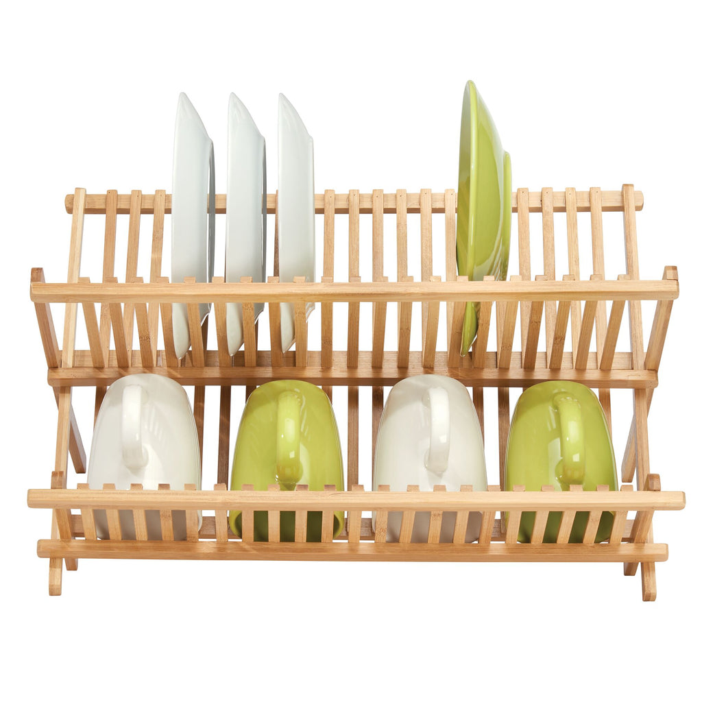 Daily Care Bamboo Folding Collapsible Dish Drying Rack for daily home and personal routines with general everyday essentials