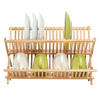 Daily Care Bamboo Folding Collapsible Dish Drying Rack for daily home and personal routines with general everyday essentials