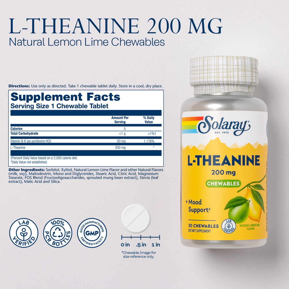 Routine Ready L-Theanine, 200 mg for daily home and personal routines with general everyday essentials