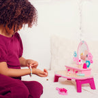 Routine Ready Flora Dressing Table Play Set made from fully FSC Certified Wood for daily home and personal routines with baby care and kids products
