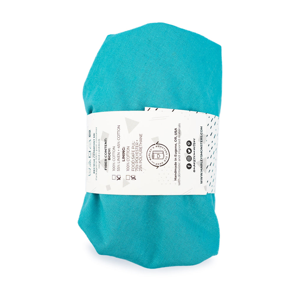 Daily Care Linen Bowl Cover Bundle - Aqua for daily home and personal routines with cookware food storage and kitchen tools