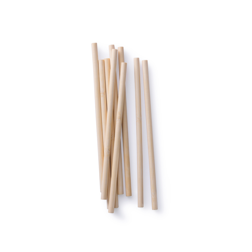 Home Essentials Disposable Bamboo Straws for daily home and personal routines with cookware food storage and kitchen tools