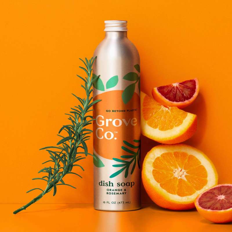 Everyday Home Dish Soap Refill, Gel Tough on Grease and Grime for daily home and personal routines with cleaning laundry and paper products