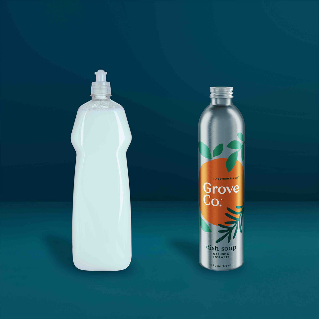Everyday Home Dish Soap Refill, Gel Tough on Grease and Grime for daily home and personal routines with cleaning laundry and paper products