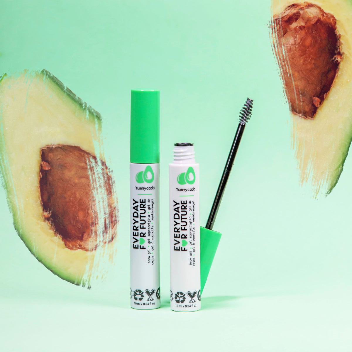 Practical Living Clear Avocado Brow Gel with Castor Oil for daily home and personal routines with pantry foods and beverages