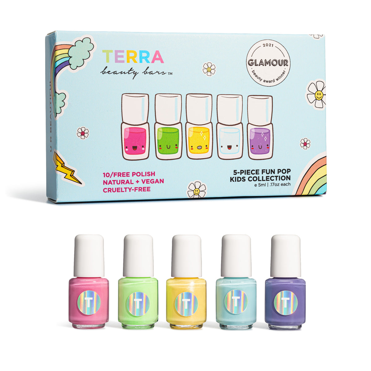 Kids 5-Piece Fun Pop Nail Collection
