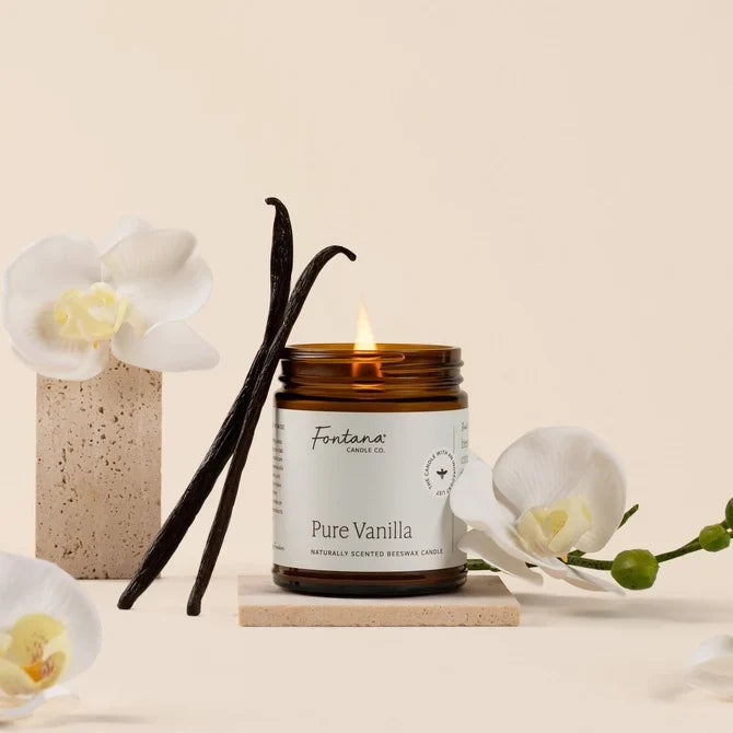 Daily Care Glass Jar Candle - Beeswax and Coconut Oil for daily home and personal routines with home organization and everyday goods
