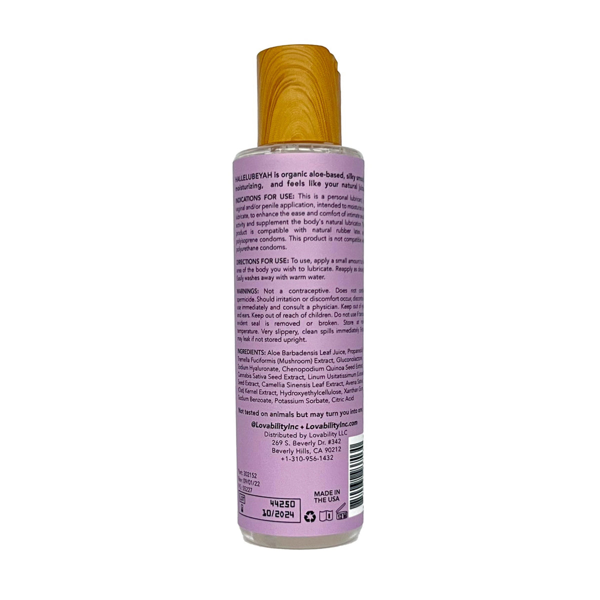 Practical Living HALLELUBEYAH Organic Aloe Lubricant for daily home and personal routines with general everyday essentials
