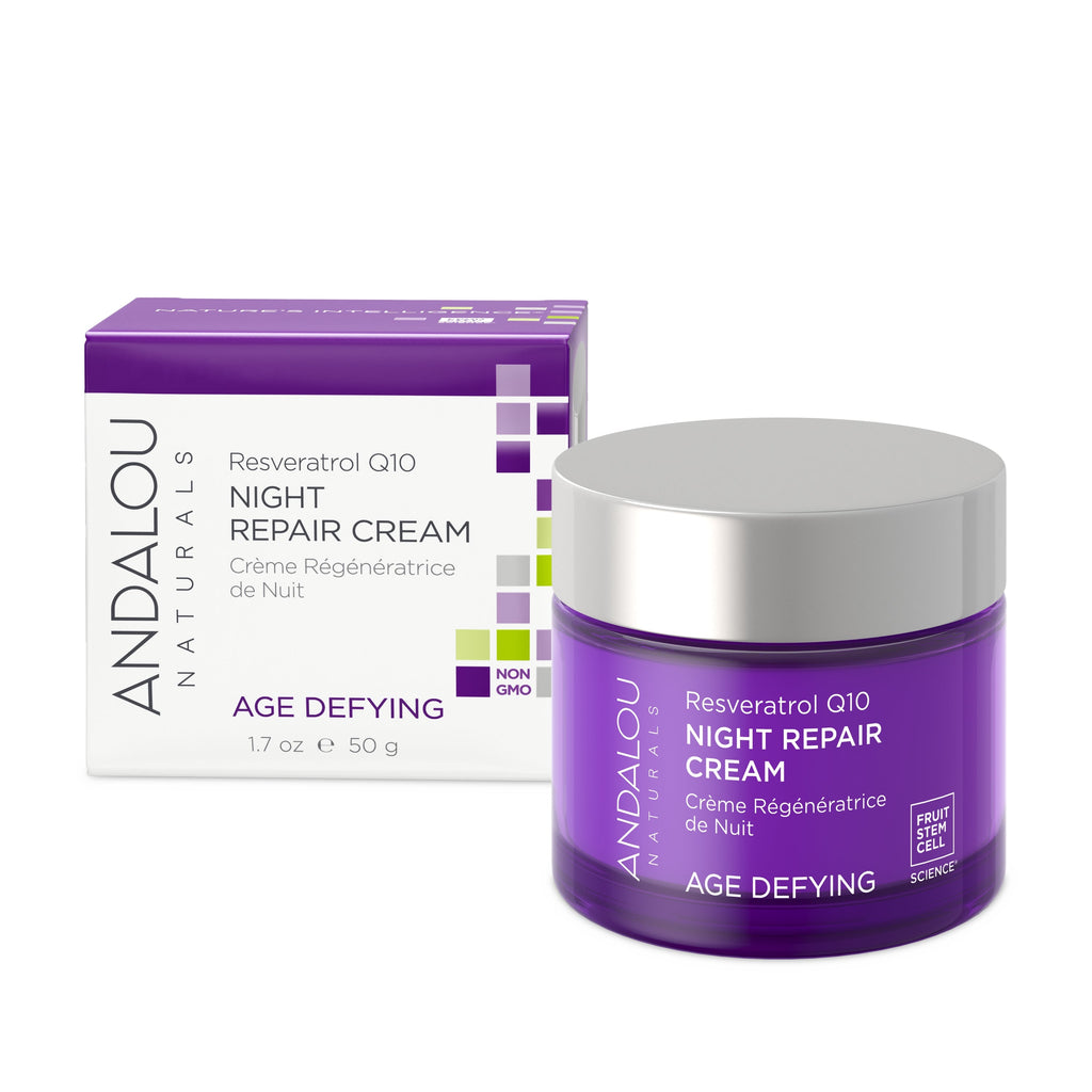 Practical Living Age Defying Resveratrol Q10 Night Repair Cream for daily home and personal routines with facial skin and sun care