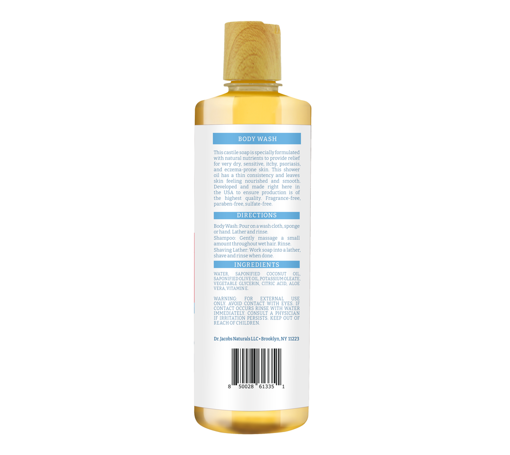 Practical Living Eczema and Psoriasis Relief Body Wash for daily home and personal routines with bath body and hygiene