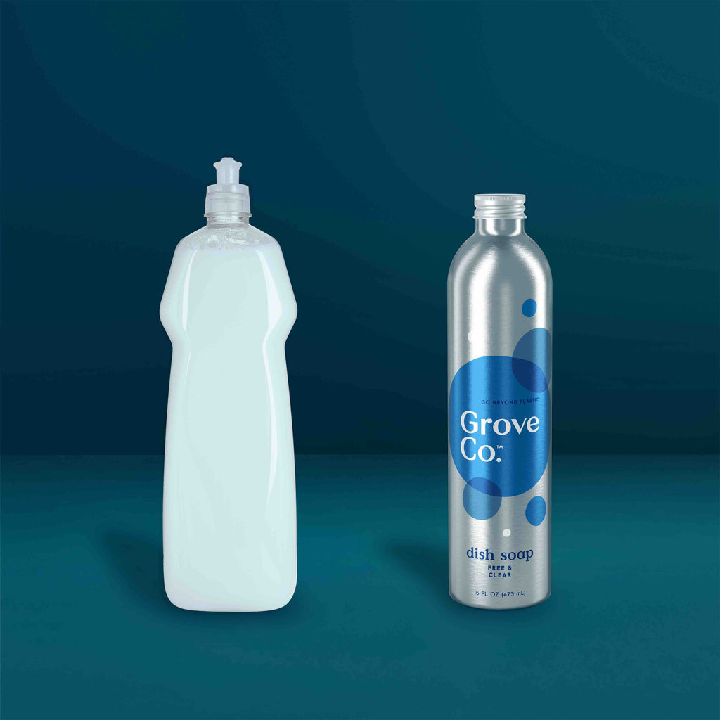 Everyday Home Dish Soap Refill, Gel Tough on Grease and Grime for daily home and personal routines with cleaning laundry and paper products