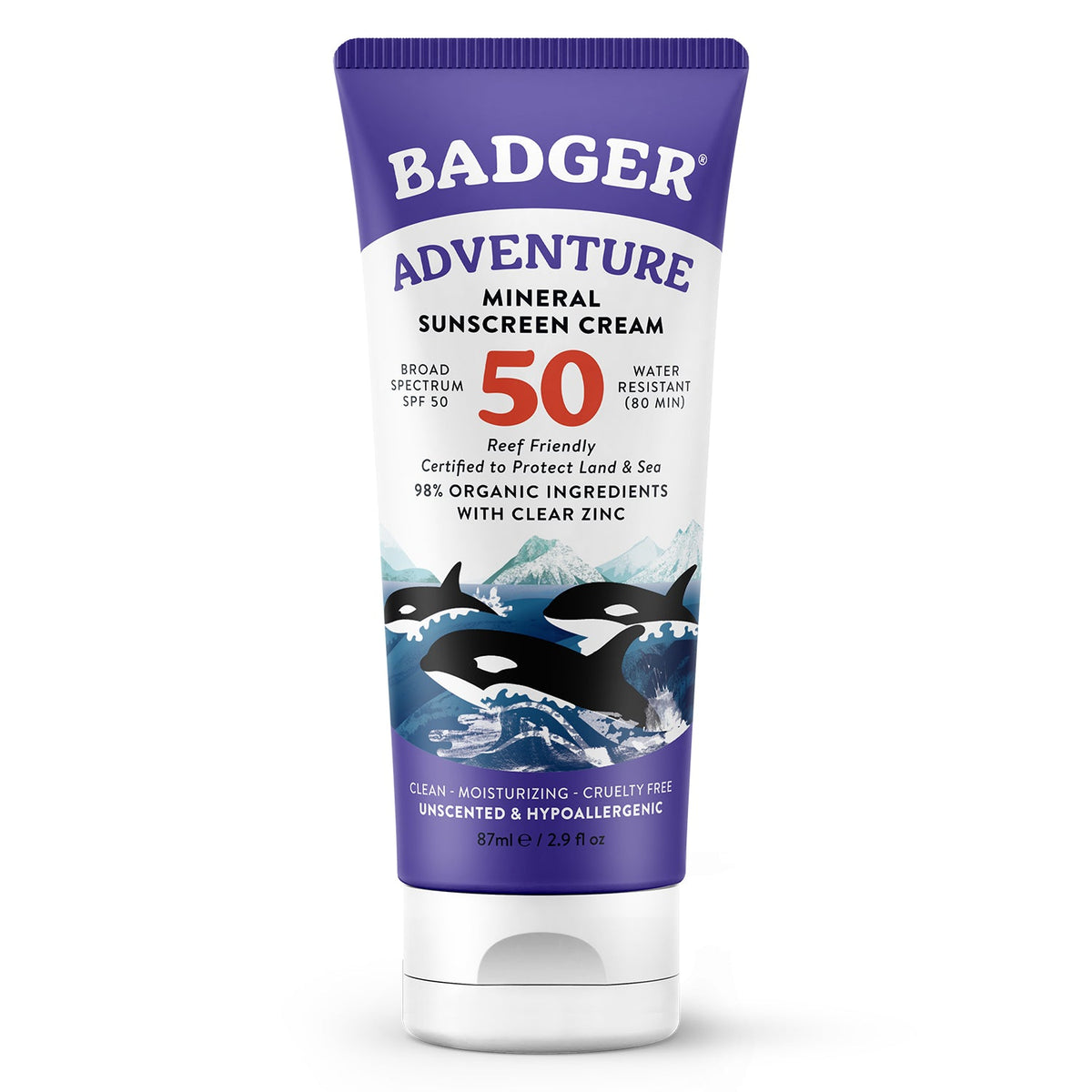 Adventure Sport Mineral Sunscreen Cream - SPF 50