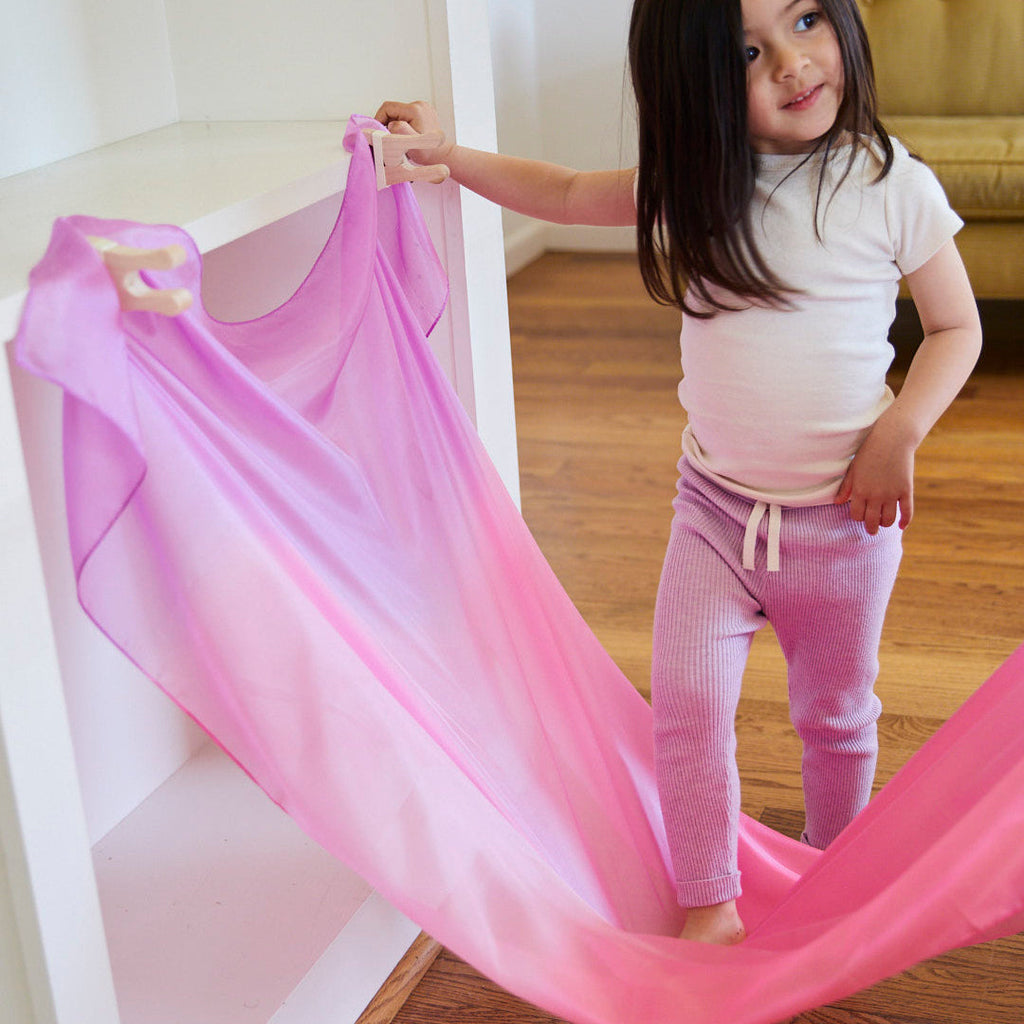 Daily Care Giant Playsilk for Open-Ended, Imaginative Play for daily home and personal routines with baby care and kids products