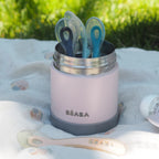 Daily Care Insulated Stainless Steel, Kid Friendly Food Container Jar for daily home and personal routines with baby care and kids products
