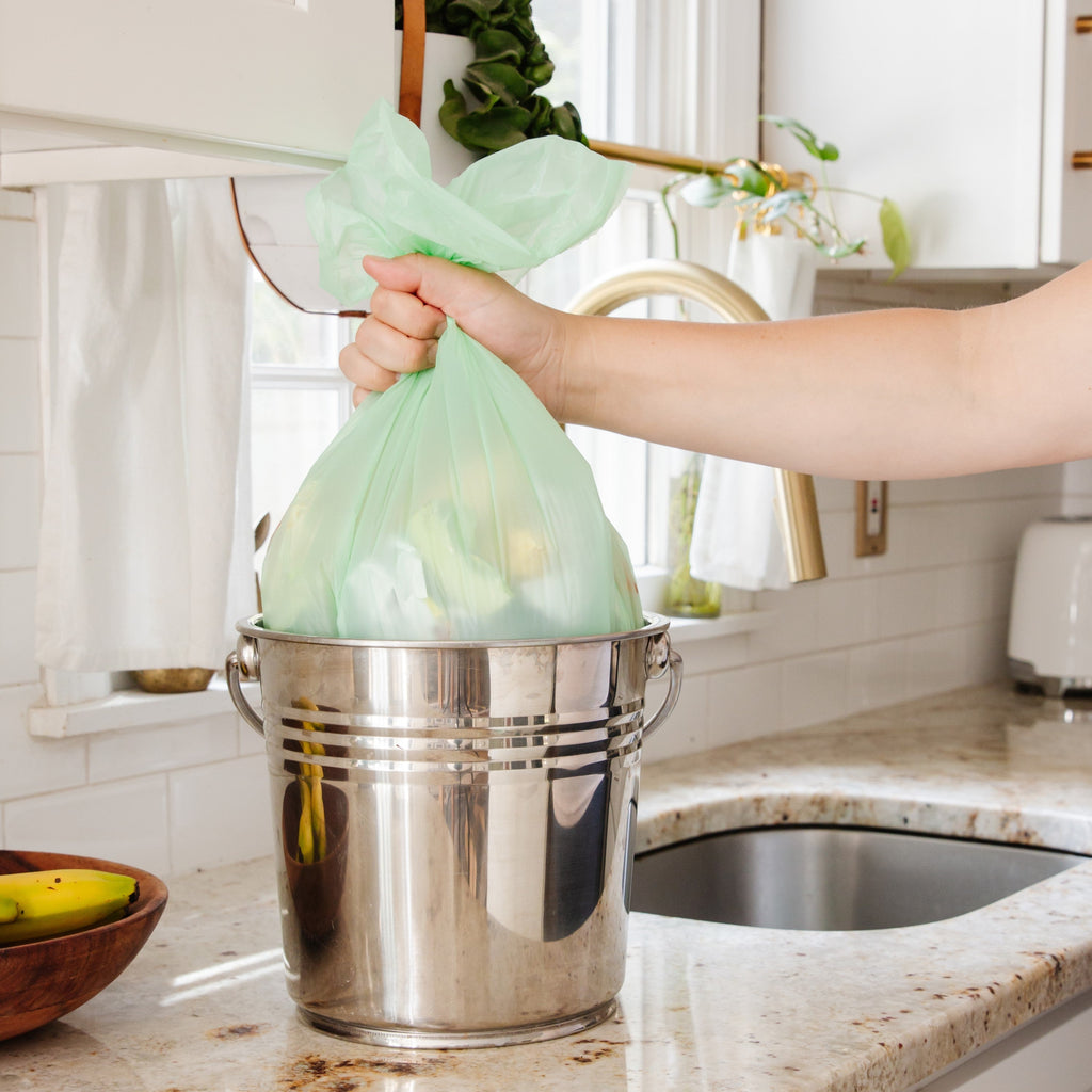 Everyday Home Compostable Food Scrap Bags - 4-Gallon for daily home and personal routines with cleaning laundry and paper products