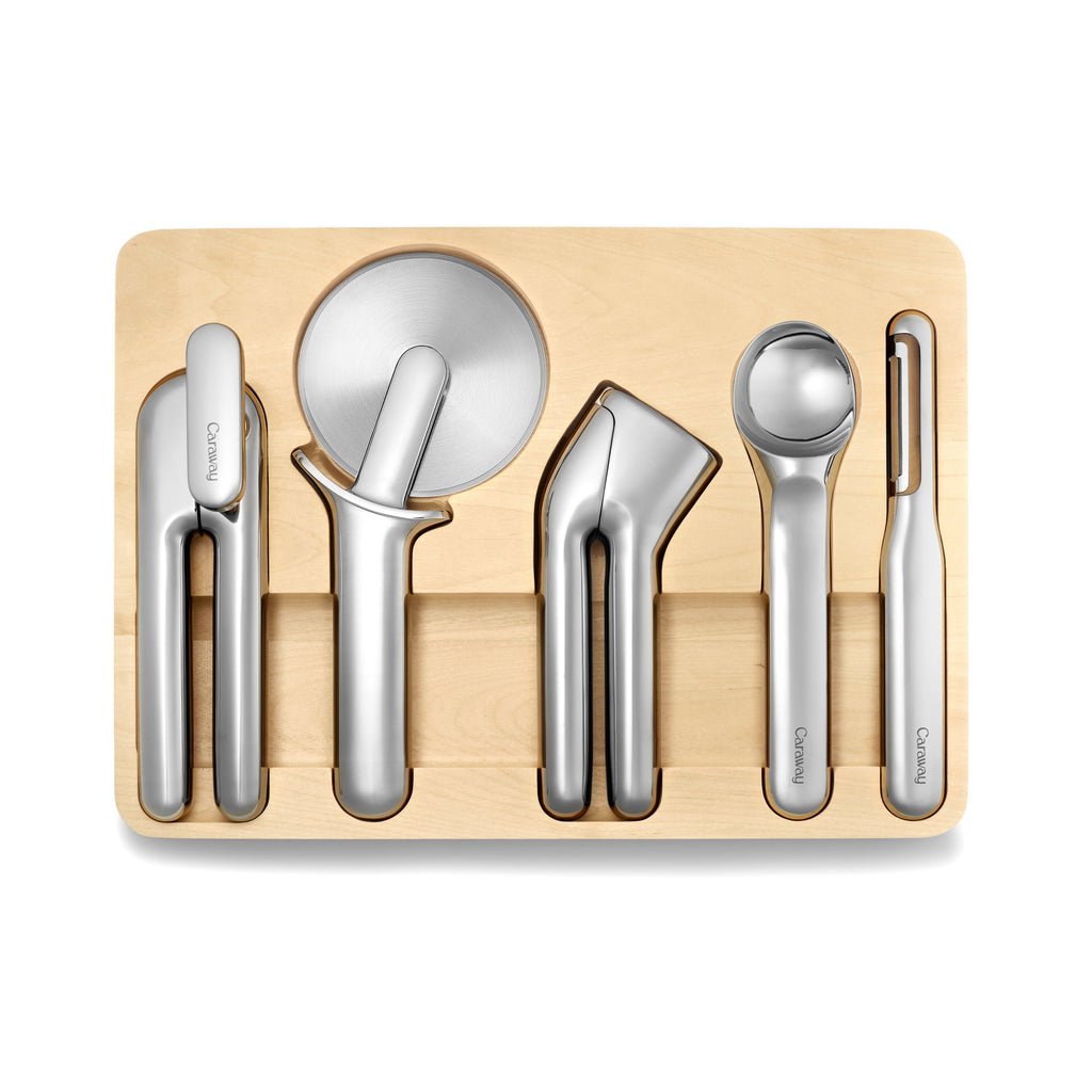 Routine Ready 5-Piece Stainless Steel Kitchen Gadget Set for daily home and personal routines with cookware food storage and kitchen tools