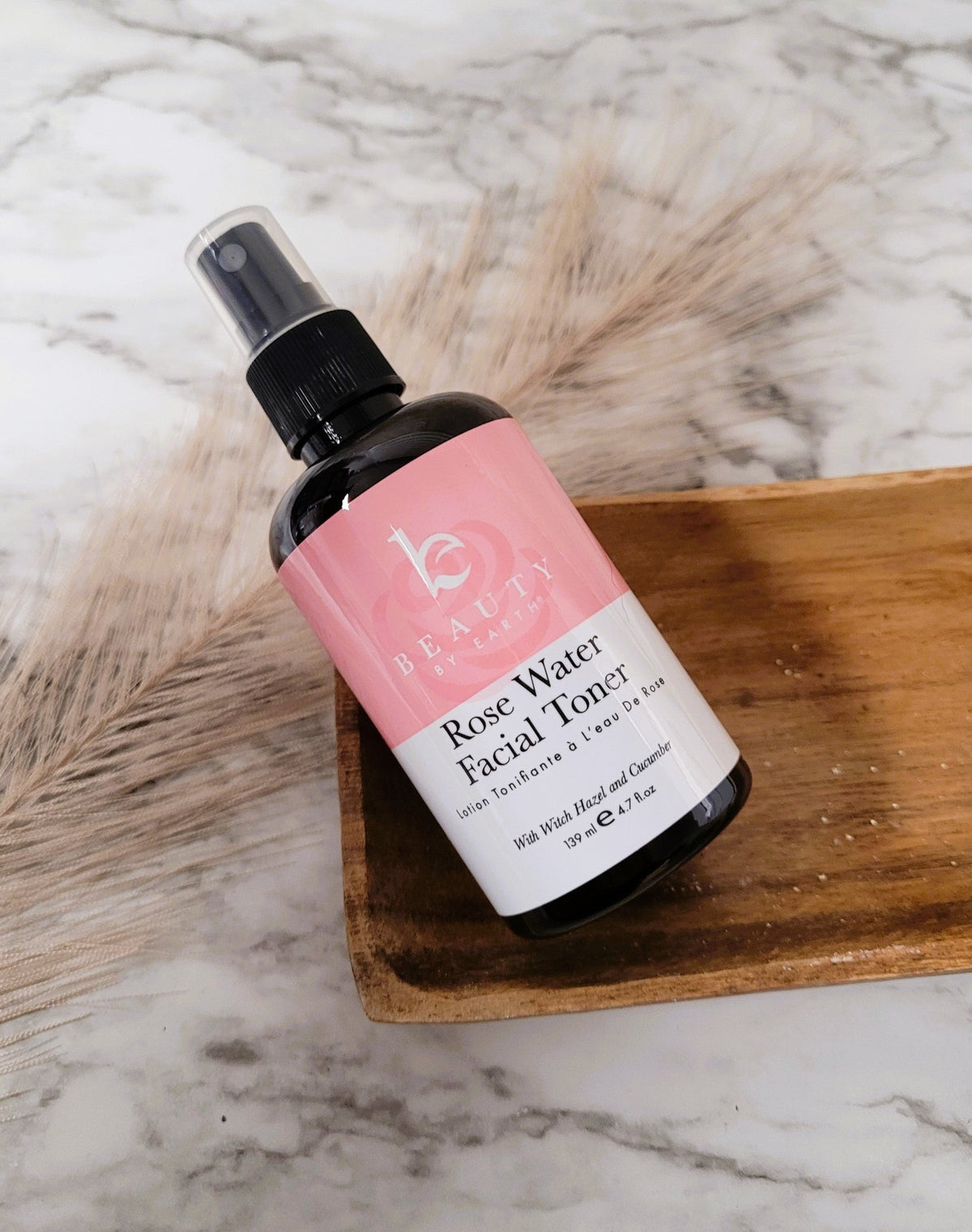 Daily Care Facial Toner with Witch Hazel and Rose Petal Water for daily home and personal routines with facial skin and sun care