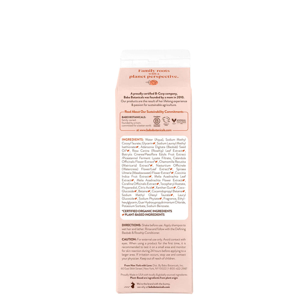 Practical Living Defining Baobab and Rosehip Shampoo for daily home and personal routines with hair care