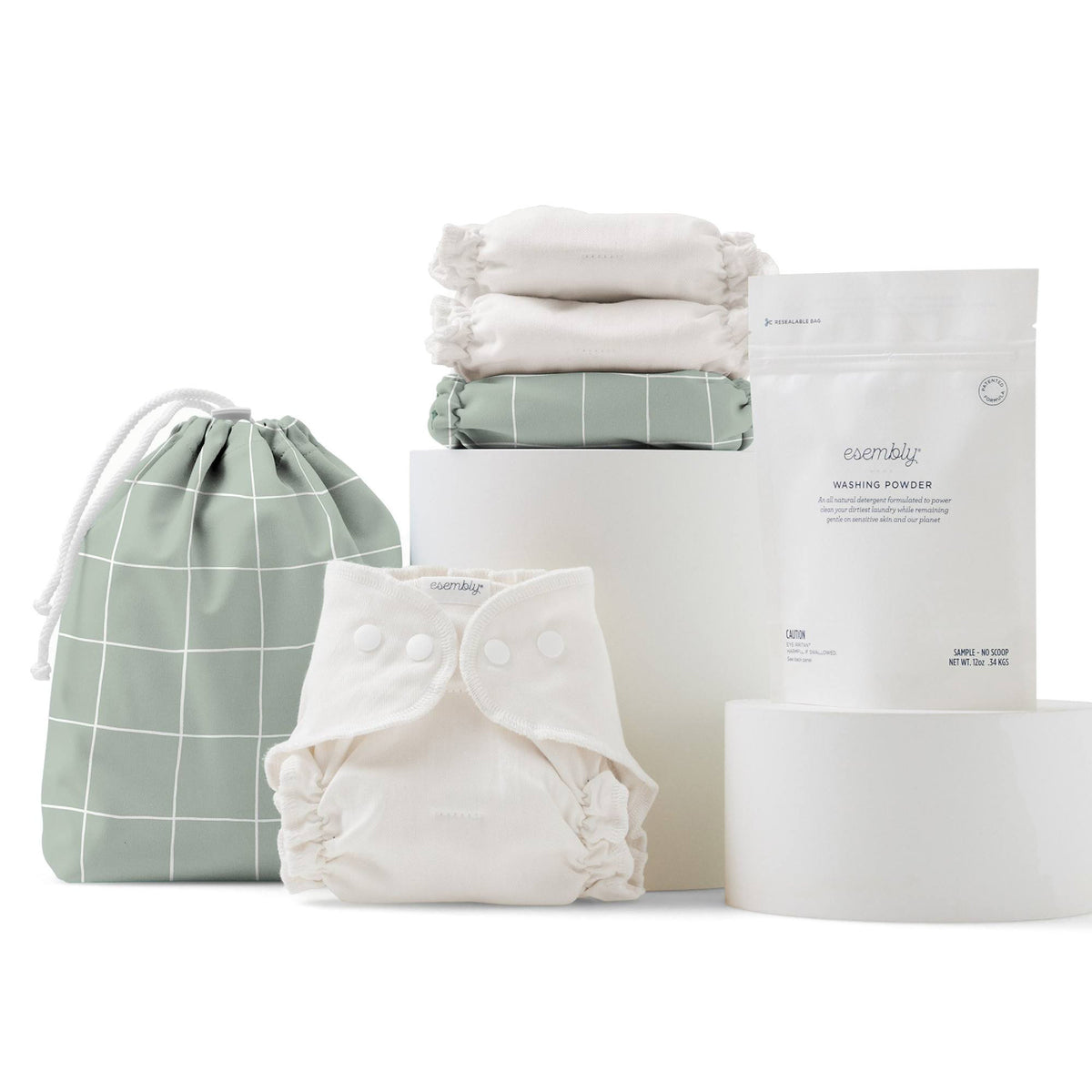 Home Essentials Cloth Diaper Try-It Kit, Size 2 for daily home and personal routines with baby care and kids products
