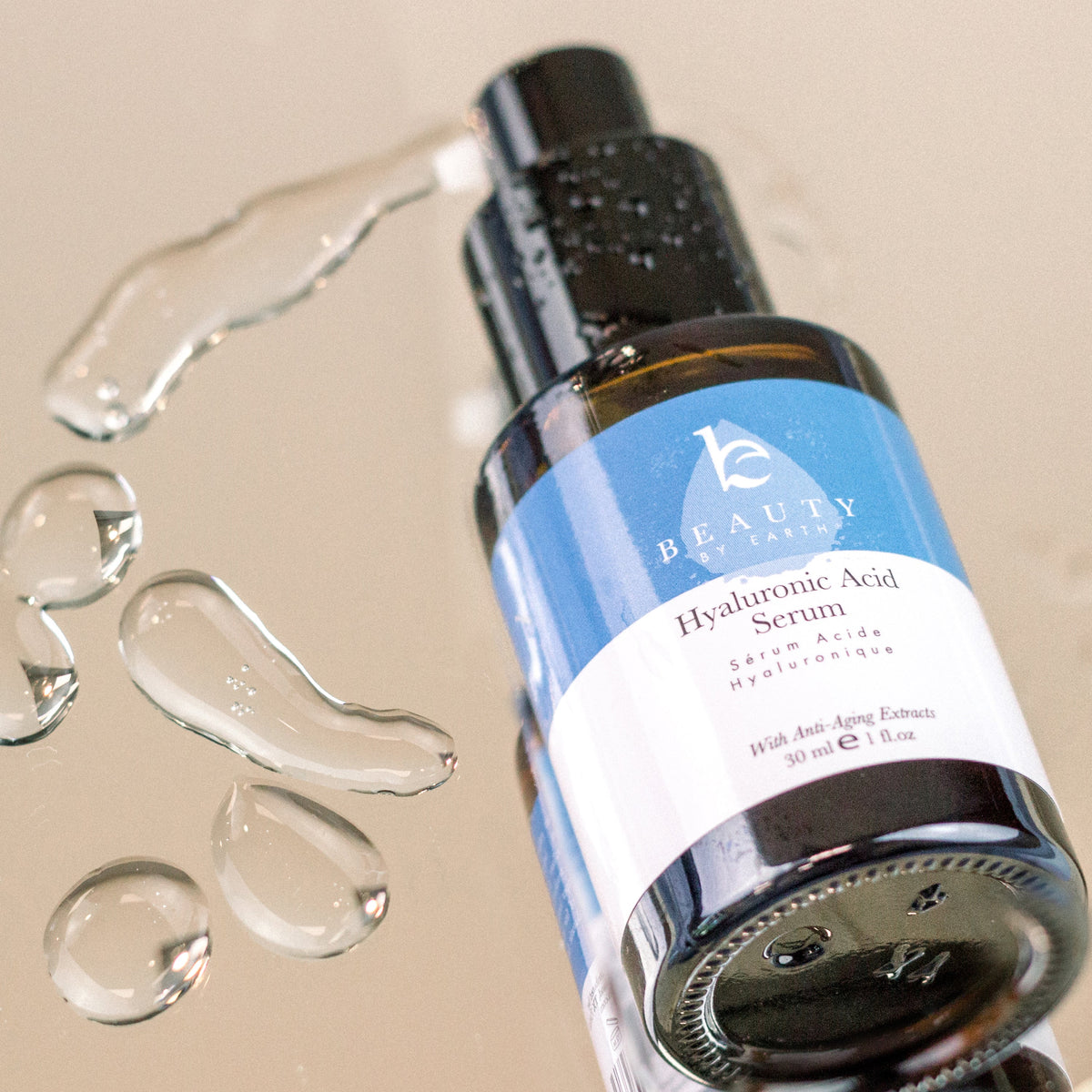 Home Essentials Hyaluronic Acid Serum for daily home and personal routines with facial skin and sun care