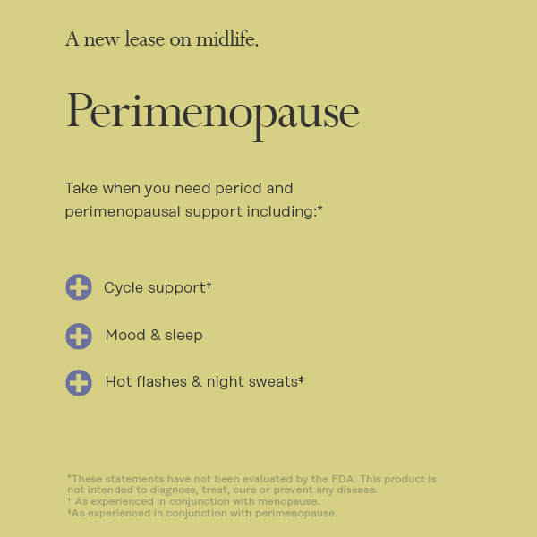 Everyday Home her life Stages Perimenopause for daily home and personal routines with general everyday essentials