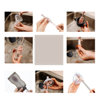 Practical Living Double-Ended Silicone Cleaning and Bottle Brush for daily home and personal routines with cleaning laundry and paper products