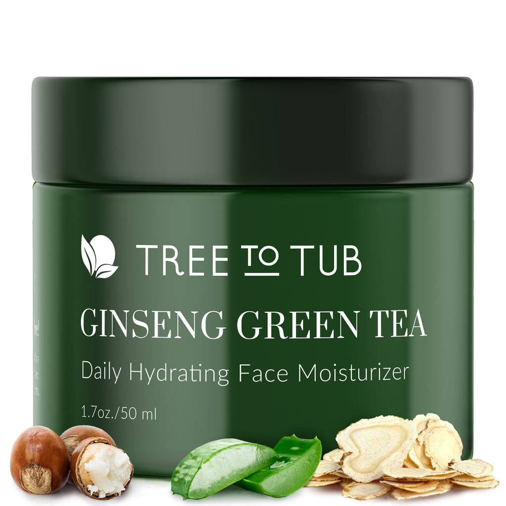 Deep Hydrating Face Moisturizer for Sensitive Skin with Green Tea