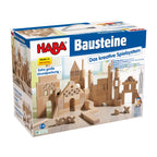 Everyday Home Basic Building Blocks - Extra Large Wooden Starter Set made from sustainably sourced wood for daily home and personal routines with baby care and kids products