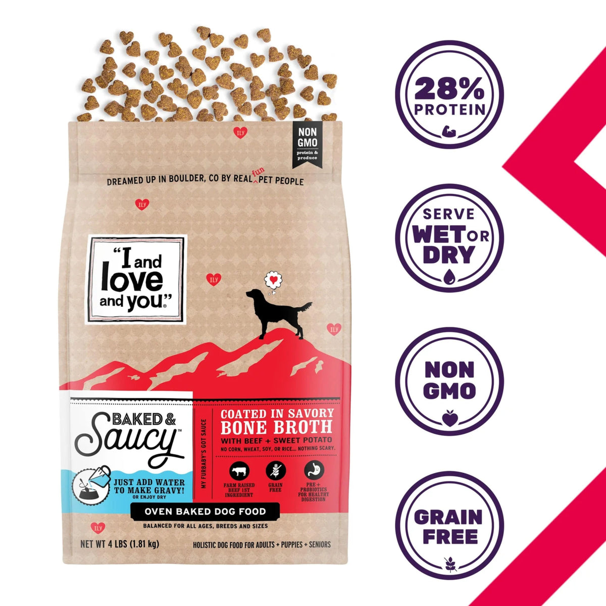 Daily Care Baked and Saucy Dog Food - Beef Recipe for daily home and personal routines with pet care treats and accessories