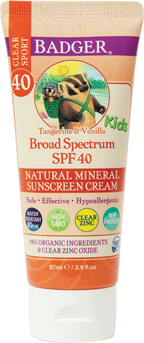 Everyday Home Kids Mineral Sunscreen Cream - SPF 40 for daily home and personal routines with facial skin and sun care