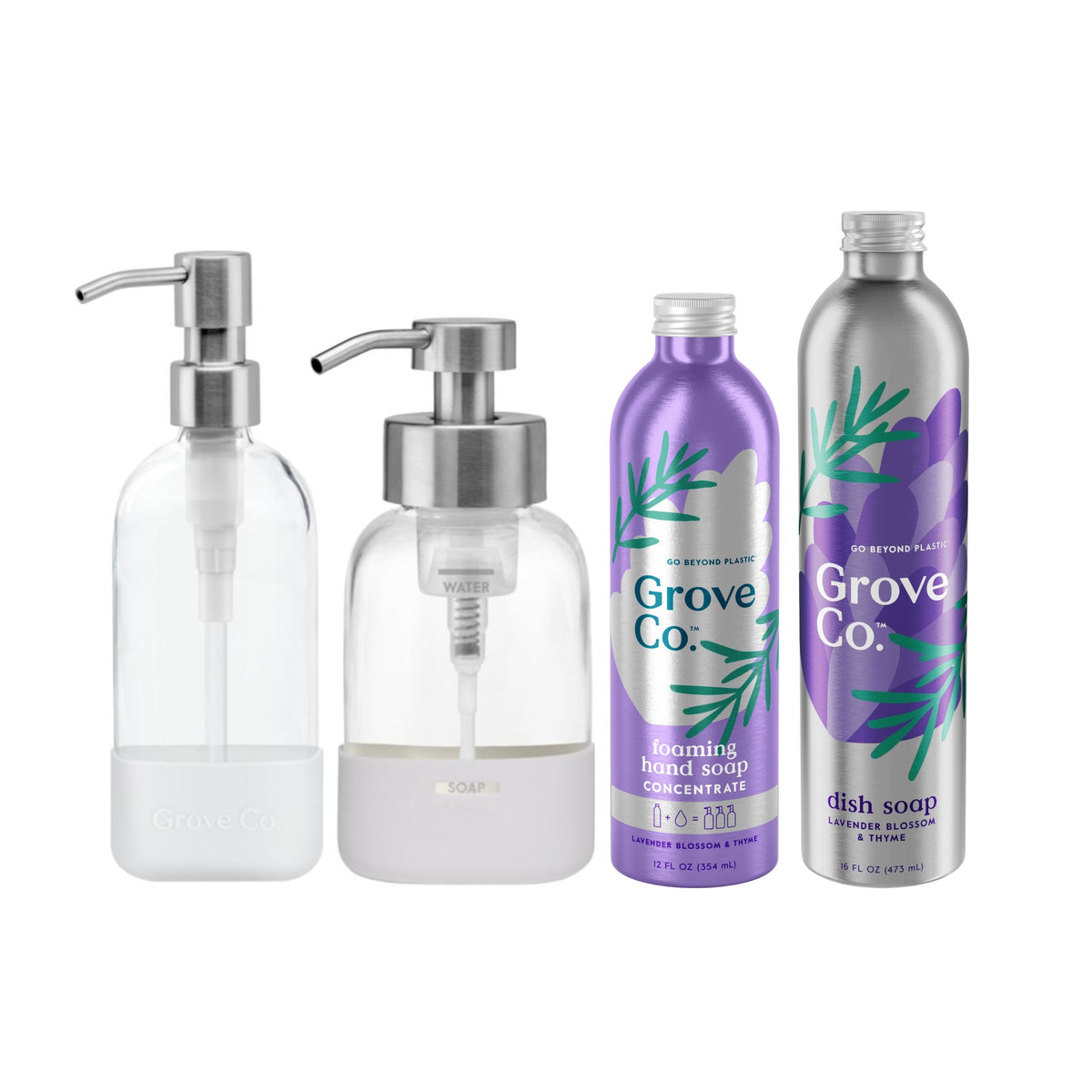 Everyday Home Foaming Hand and Dish Soap Starter Set for daily home and personal routines with cleaning laundry and paper products