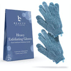Home Essentials Exfoliating Gloves - Heavy for daily home and personal routines with bath body and hygiene